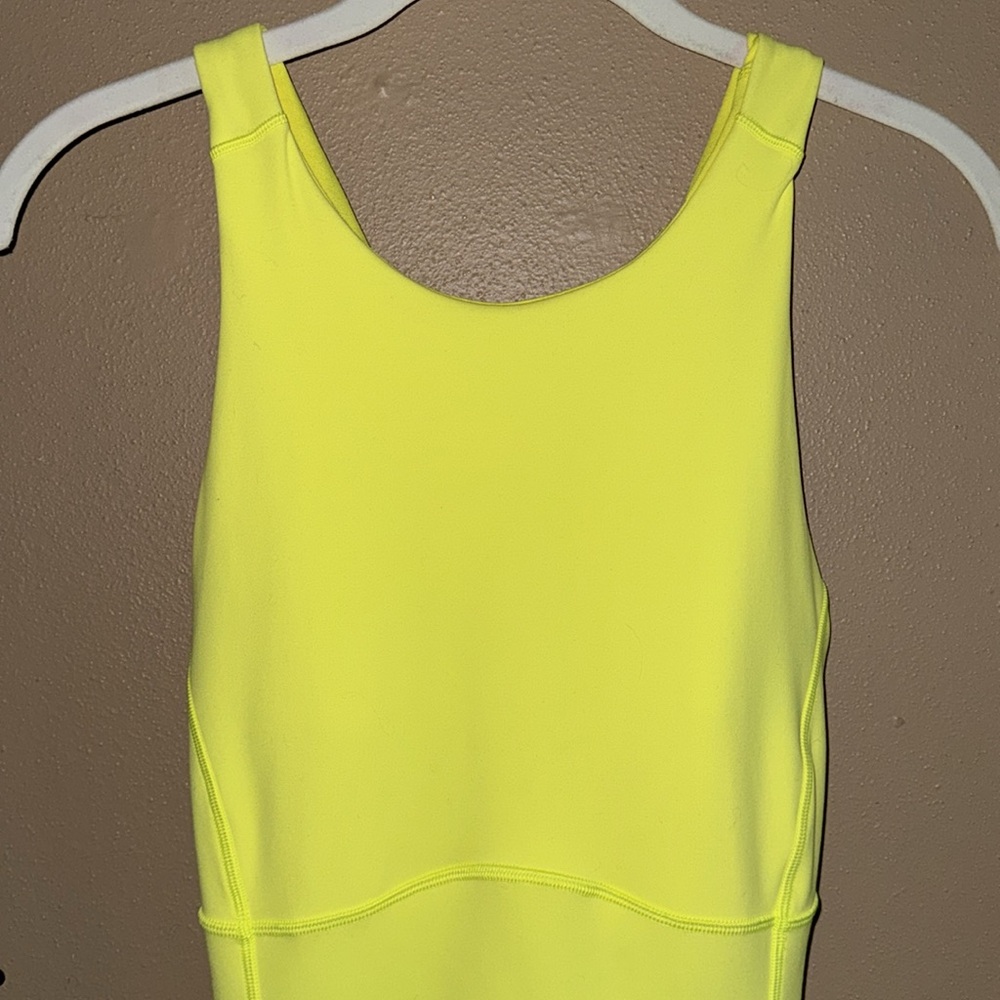 Lululemon Athletica NWT Court Crush Electric Lemon Dress Size 8 - Picture 6 of 13